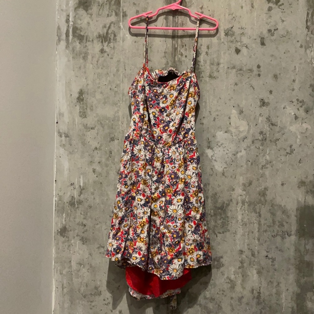 Forever 21 open back mini dress with lining